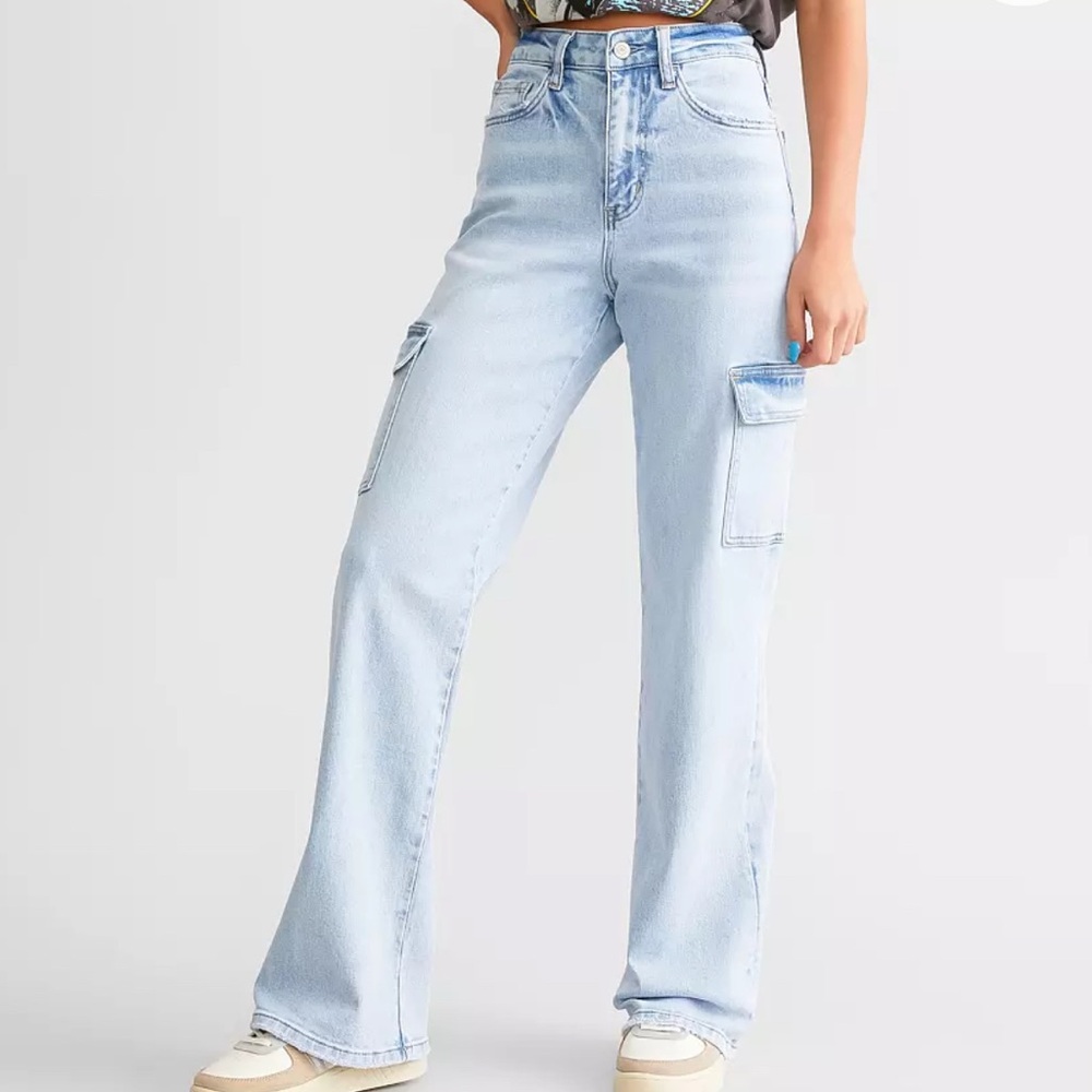 Women's Light Blue Flare Jeans